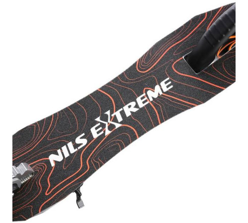 Складний самокат HM203 NILS EXTREME - сіро-помаранчевий Складний самокат HM203 NILS EXTREME - сіро-помаранчевий
