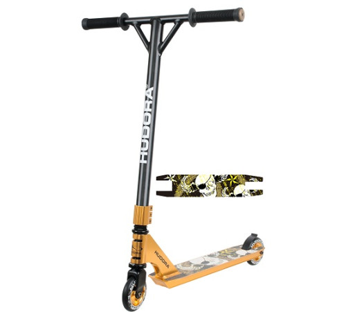 Трюковий самокат HUDORA Stunt XR-25 (14027) золотий