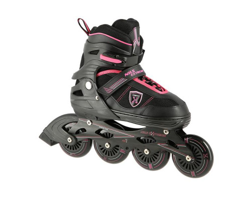 NA19088 BLACK-PINK SIZE M (35-38) IN-LINE SKATES NILS EXTREME