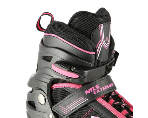 NA19088 BLACK-PINK SIZE M (35-38) IN-LINE SKATES NILS EXTREME