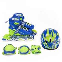 Ролики коньки Nils Extreme NA1015A Set сині
