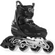 Роликові ковзани Blackwheels Flex Pro M - розмір 34-37, чорні