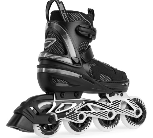 Роликові ковзани Blackwheels Flex Pro M - розмір 34-37, чорні
