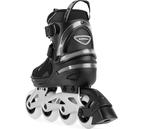 Роликові ковзани Blackwheels Flex Pro M - розмір 34-37, чорні