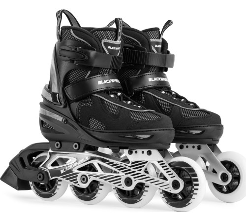 Роликові ковзани Blackwheels Flex Pro M - розмір 34-37, чорні