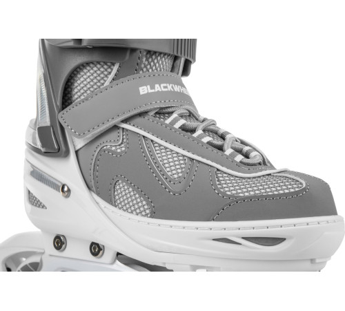 Роликові ковзани Blackwheels Flex Pro M - розмір 34-37, сірі