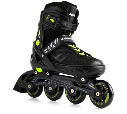 Роликові ковзани Blackwheels Sonic M - розмір 32-35, чорно-зелені
