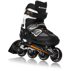 Роликові ковзани Blackwheels Playful S - розмір 32-35, чорно-білі