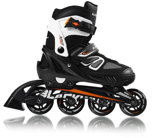 Роликові ковзани Blackwheels Playful S - розмір 32-35, чорно-білі