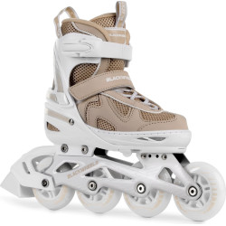 Роликові ковзани Blackwheels Flex Pro M - розмір 34-37, бежеві