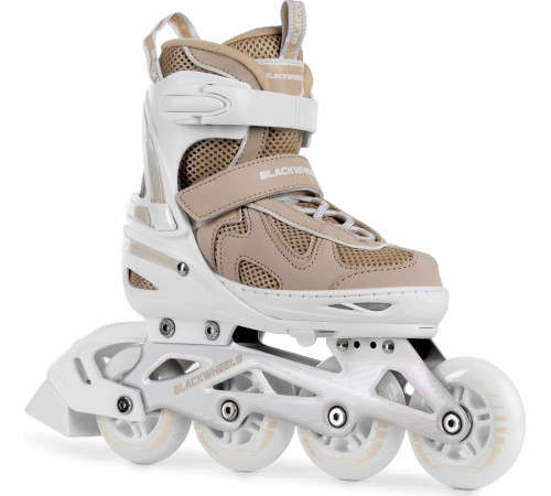 Роликові ковзани Blackwheels Flex Pro M - розмір 34-37, бежеві