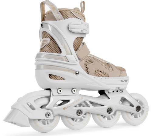 Роликові ковзани Blackwheels Flex Pro M - розмір 34-37, бежеві