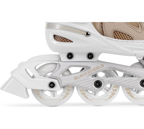 Роликові ковзани Blackwheels Flex Pro M - розмір 34-37, бежеві