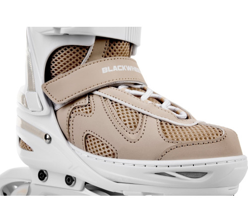 Роликові ковзани Blackwheels Flex Pro M - розмір 34-37, бежеві