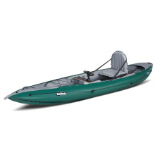 Каяк надувний Gumotex HALIBUT /021, 375 х 96 см - зелено-сірий