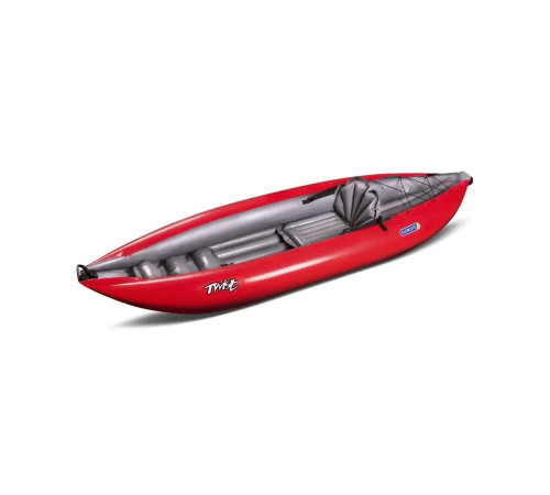 Каяк надувний Gumotex TWIST 1/021, 260 х 79 см - червоно-сірий