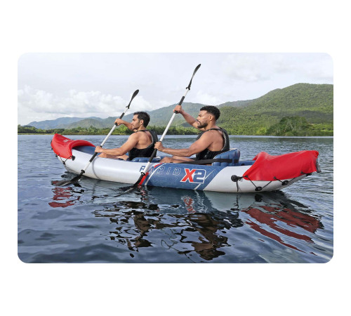 Надувна байдарка Bestway 65077 Lite Rapid X2 321 x 88 см Надувна байдарка Bestway 65077 Lite Rapid X2 321 x 88 см