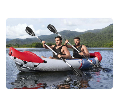 Надувна байдарка Bestway 65077 Lite Rapid X2 321 x 88 см Надувна байдарка Bestway 65077 Lite Rapid X2 321 x 88 см