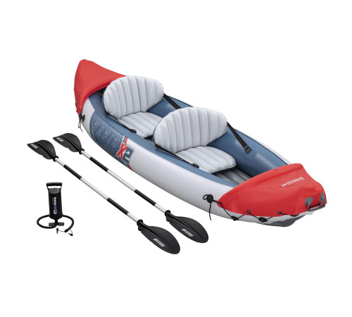 Надувна байдарка Bestway 65077 Lite Rapid X2 321 x 88 см Надувна байдарка Bestway 65077 Lite Rapid X2 321 x 88 см