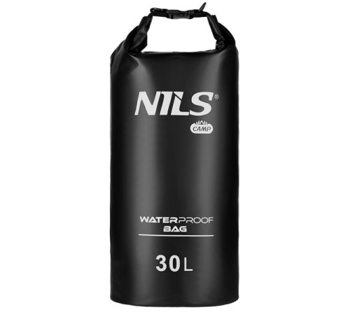 Водонепроникна сумка 30L NILS CAMP NC1703 чорний Водонепроникна сумка 30L NILS CAMP NC1703 чорний