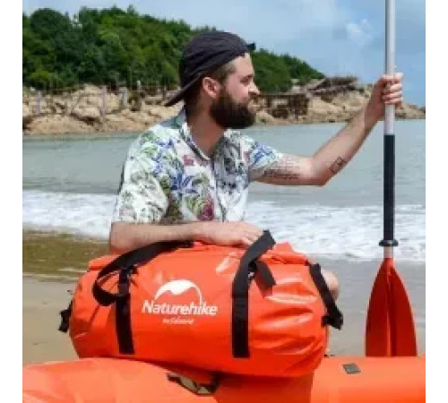 Сумка водонепроникна Naturehike NH20FSB03 500D 90 л, жовта Сумка водонепроникна Naturehike NH20FSB03 500D 90 л, жовта