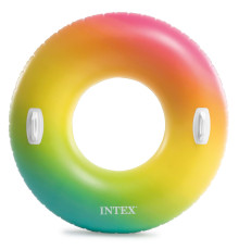 Коло надувне для плавання INTEX 58202 Веселка, 119 см