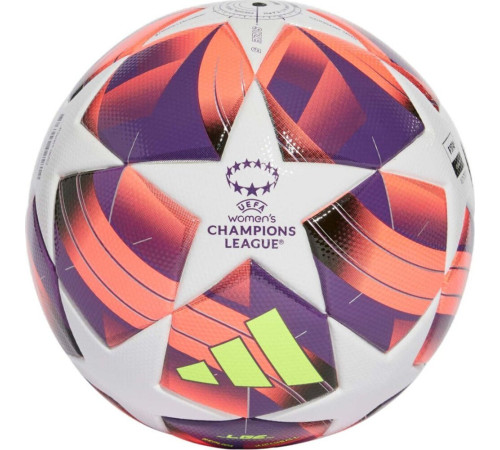 М'яч для футболу Adidas Women's UCL League біло-рожево-фіолетовий IX4050 4