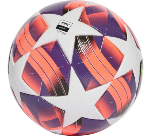 М'яч для футболу Adidas Women's UCL League біло-рожево-фіолетовий IX4050 4