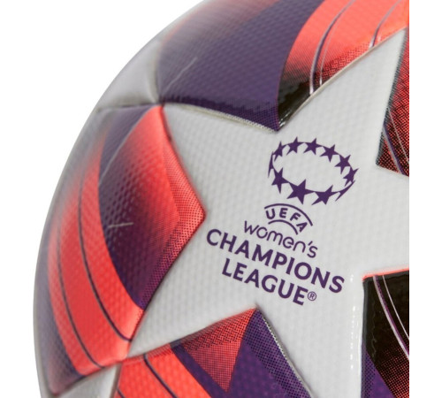 М'яч для футболу Adidas Women's UCL League біло-рожево-фіолетовий IX4050 4