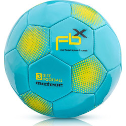 Футбольний м'яч Meteor Piłka Nożna FBX 3 - блакитний 