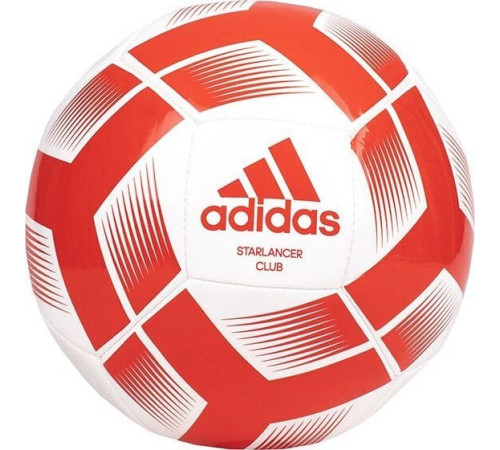 М'яч для футболу Adidas Starlancer Club Ball біло-червоний IA0974 4