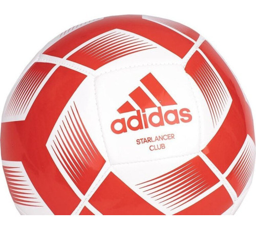 М'яч для футболу Adidas Starlancer Club Ball біло-червоний IA0974 4