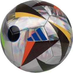 Футбольний м'яч Adidas Euro24 Fussballliebe Training Foil сріблястий IN9368 розмір 4