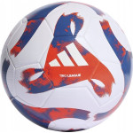 М'яч футбольний Adidas Adidas Tiro League TSBE біло-синьо-червоний HT2422 R.5