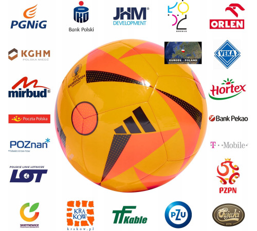 Adidas м'яч Euro24 Club Fussballliebe IP1615 Adidas м'яч Euro24 Club Fussballliebe IP1615