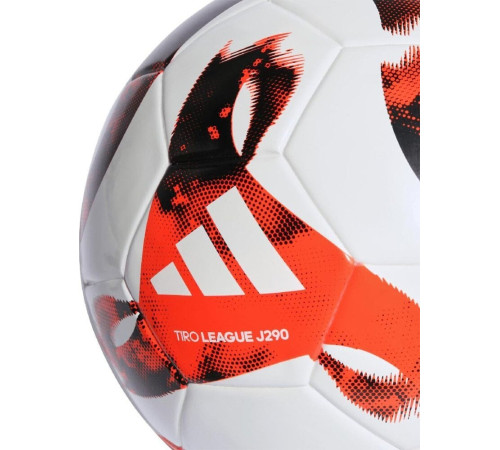 М'яч для футболу Adidas Tiro Junior 290 League біло-червоний HT2424 4