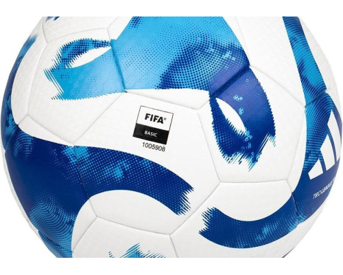 М'яч для футболу Adidas Tiro League термозварений біло-синій HT2429 5