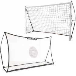 Футбольні ворота 2 в 1 QUICKPLAY KICKSTER + сітка для відпрацювання удару 240x150 см