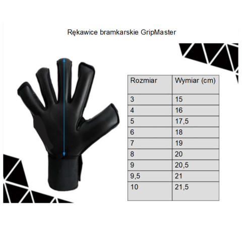 Рукавички воротарські GripMaster (розмір 8)