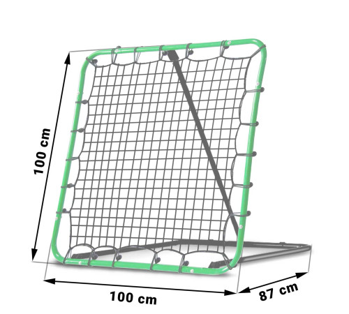 Тренувальна рамка, ребоундер Neo-Sport 100 x 100 cm