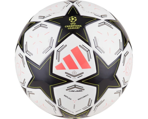 М'яч для футболу Adidas UCL League J290 біло-синій IX4058 5