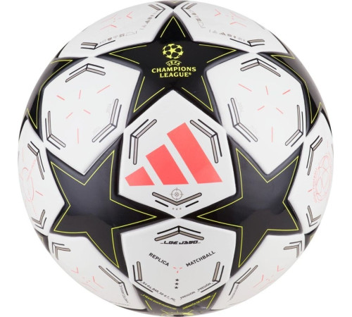 М'яч для футболу Adidas UCL League J290 біло-синій IX4058 5