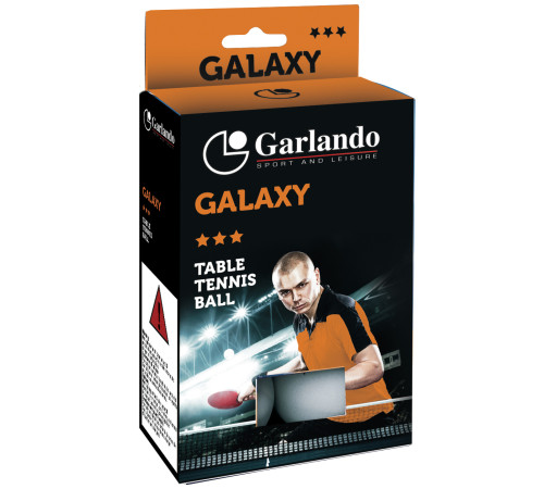 М'ячі для настільного тенісу 6 шт. Garlando Galaxy 3 Stars