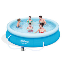 Басейн надувний дитячий Fast Set Bestway 57274 366 x 76 см + насос