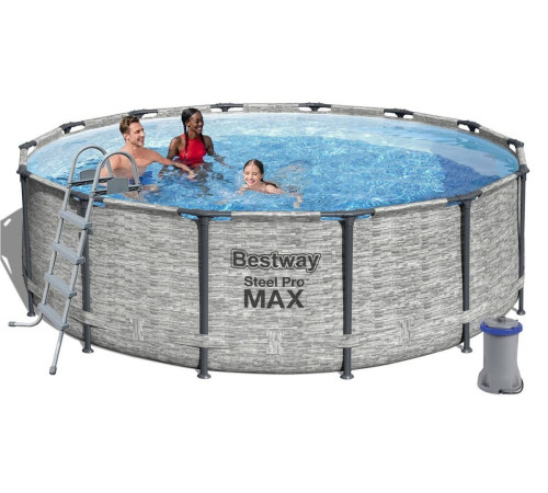Басейн каркасний Bestway 5619d, 427 x 122 см - сірий Басейн каркасний Bestway 5619d, 427 x 122 см - сірий