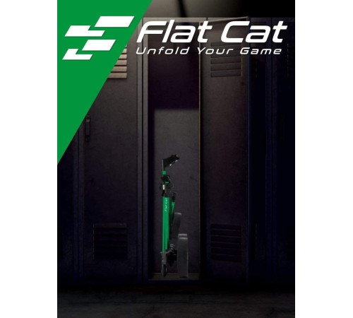 Гольф-кар Flat Cat Tigerline Elektryk зелений