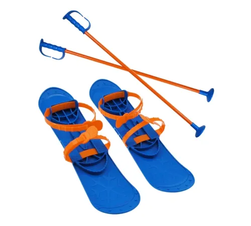 Дитячий лижний КОМПЛЕКТ, лижі + палиці Sulov Big Foot - Blue Дитячий лижний КОМПЛЕКТ, лижі + палиці Sulov Big Foot - Blue