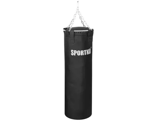 Шкіряна боксерська груша SportKO 35х110 см / 50 кг