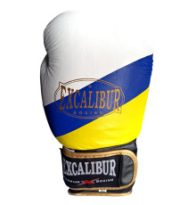 Боксерські рукавички Excalibur Ukraine Flag 8070-03, 14 унцій