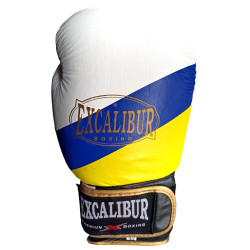 Боксерські рукавички Excalibur Ukraine Flag 8070-03, 14 унцій